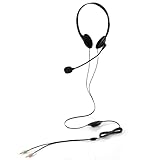 エレコム ヘッドセット オーバーヘッド マイク付き 3極 3.5mm接続 ミュート機能 ボリューム調整 フレキシブルアーム 軽量 小型 両耳 1.8m ブラック HS-HP01SBK 幅133mm×奥行50mm×高さ164mm