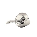 Schlage f170 ACC 618 LH non-turning Left Handアクセントレバー、ポリッシュニッケル