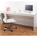 薄型 パソコンデスク ハイタイプ 奥行45 幅180 ホワイト