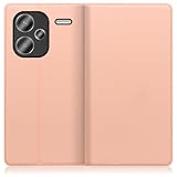 LOOF SKIN SLIM Xiaomi Redmi Note 13 Pro+ 5G 用 ケース カバー 手帳型 スマホ ケース カード収納 マグネット付き ベルトなし [アンバーローズ]