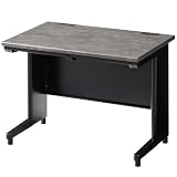 オフィスコム 法人様向け スチールデスク ブラック EX 平机 引き出し 幅1000×奥行700×高さ720mm ストーンダーク OC-SD107HBEX-SD