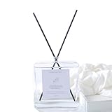 ルームディフューザー オイルディフューザー＆リードスティック 上品な香り ホテルシリーズ おしゃれ アロマ 寝室 リビングルーム オフィス用 芳香剤 ルームフレグランス 高级感 100ml (ホワイトティー)顶