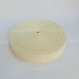 綿 綾テープ 生成 厚さ約0.5mm 幅約25mm 長さ30m巻き