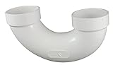 Canplas 193202-1 PVC DWV P-Trap with U-Bend, 2-Inch, White by Canplas