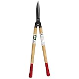 五十嵐刃物:150mm 鋼付普通刈込鋏 赤塗ムク柄 B-3