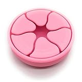 A-CRAFT イヤホンケース 収納 シリコン 巻き取り ソフトケース (ピンク)