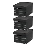 フェローズ バンカーズボックス 703Sボックス フルブラック 3個 FE-100143095