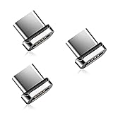 SUNTAIHO SYCX001 マグネット 充電ケーブル専用Type-c端子 マグネット アダプター 磁石 端子 防塵 着脱式 3個セット(ケーブルなし/端子のみ)