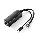 REVODATA 2.5G タイプ C PoE スプリッター 5V/4A、48V PoE から USB-C 5V/4A 20W 出力、2.5Gbps イーサネット IEEE802.3af/at 準拠、スマートホーム/Pi 4B/4B+ 用プラグアンドプレイ (TYPEC0504G)