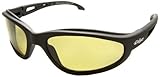 Edge Eyewear TSM212 Dakura Polarized Safety Glasses Black with Yellow Lens [並行輸入品]