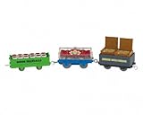トラックマスター TRACK MASTER (きかんしゃトーマス)スパゲッティ＆ミートボール デリバリー貨車 3両 (W3544)プラレールのレールでも走ります♪