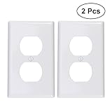 OUNONA スイッチプレートカバー (2口) 2 Piece