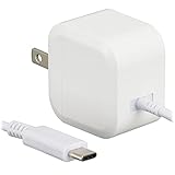 オーム電機 AudioComm AC充電器 TypeCケーブル一体型 2.4A 1.5m MAV-AC12W-W 01-7163 OHM