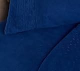 Berkshire Blanket会社Polar Fleeceシートセットドビーケーブルスタイル/ロイヤルブルー/カリフォルニアキング