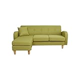 Spica 3人掛けカウチソファ グリーン 107001_GR