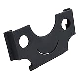 prendre カードホルダー カード入れ カードポケット 両面テープ 車 コンソールボックス ドア 収納 駐車券 チケット 汎用 （ブラック/スマイル） PR-CARDPH-SM-BK