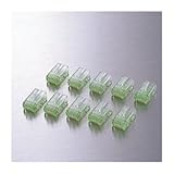 （まとめ）エレコム RJ45カラーコネクタ LD-RJ45G10〔×10セット〕