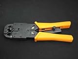 高級コネクタかしめ圧着工具 4P/6P/8P兼用 ラチェット付　TH-2008R-521224