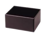 フェイクレザー 収納BOX 57-73DBR
