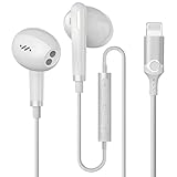 【Amazon.co.jp限定】iPhone イヤホン lightning 有線 イヤホン 純正 iPhone/iPad/ipod/ios/Siri対応対応 「Apple MFi認証品 2023極上の新設計」ライトニングイヤホン 音量調節 通話可能 リモコン/マイク付き ステレオイヤフォン