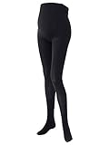 Angeliebe エンジェリーベ マタニティ タイツ 日本製 快適 妊婦 消臭 ＆ 保湿 ( 110デニール ) 産前用 M 〜 L ブラック 24434 24434102