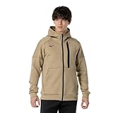 [ミズノ] トレーニングウェア ストレッチスウェット フーディ パーカー ジャージ 動きやすい 32MCA050 ケルプグリーン杢 3XL