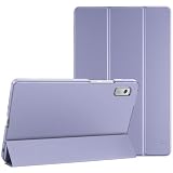 ProCase レノボTab M9/NEC LAVIE Tab T9 9インチ 2023発売 保護ケース 軽量 三つ折りスタンドカバー 半透明バックカバー 対応機種：Lenovo Tab M9 2023発売（ZAC30178JP ZAC30157JP ZAC50029JP）/NEC LAVIE Tab T9 2023発売(T0975/GAS、TAB09/H01、TAB09/H02)-ライトパープル