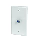 Coax Wallplates 5 PackWhite