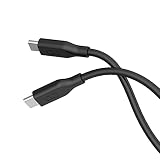 CIO 柔らかいシリコンケーブル C to C (USB Type-C/USB-C) 240W PD 急速 充電ケーブル 絡まない iPhone 17 / 16 / 15 / Macbook Pro/Air/iPad/ノートパソコン Galaxy Google Pixel Android (アンドロイド)