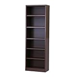 クロシオ 強化棚シェルフ60 幅59cm ダークブラウン 日本製 本棚 書棚