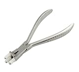 Hanchen AB-59 三叉ヤットコ リム/ブリッジ角度調整 智固定 内蔵バネ 眼鏡屋用 (ステンレス鋼柄)