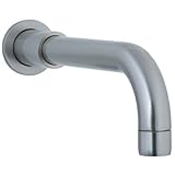 Cifial 221.875.620 Techno Wall Mount Tub Filler Spout, Satin Nickel [並行輸入品]