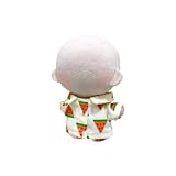 エタモ ぬい服 10cm パジャマ ぬいぐるみ 服 11cm 12cm 小さい マジックテープ シャツ トップス ズボン 推し活グッズ (スイカづくし(10cmパジャマ))