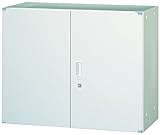 壁面収納家具 両開戸 H:700 棚板1枚付 オフホワイト MUAH-W7 日本製