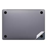 IMMOENUC ノートパソコンボトムカバーステッカー 適用于2024 2023年モデル Macbook Pro 14 M4 M3 M2 M1 Pro/Max A3112/A3401/A3185/A2992/A2918/A2779チップ搭載14インチノートパソコン保護シールド 互換性あり：2021年Pro 14 A2442 灰色(1枚)