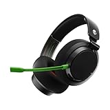 Skullcandy 公式ストア SLYR Pro Wireless Black/Green ワイヤレスゲーミングヘッドセット USB-Aトランスミッター付属 最大30時間再生 急速充電 マイク付き パーソナルサウンド カスタムイコライザ 有線使用可能 通話 オリジナルステッカー付き 対応: Xbox、PC、Nintendo Switch、PlayStation