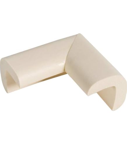 Amazon | TRUSCO(トラスコ) 安心クッション L字型 細 1本入 アイボリー