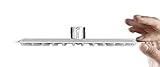 AKDY Bathroom Chrome Stainless Steel Ultra Thin K08 Rain Style Shower Head, 10 x 7 by AKDY