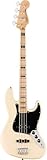 Squier by Fender/Affinity Series Active Jazz Bass Maple Fingerboard Black Pickguard Olympic White スクワイヤー