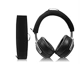 Joghaw Sony MDR-Z7用ヘッドホンヘッドバンドカバー、ブラック、コットン、ヘッドバンドプロテクター、取り付け簡単。