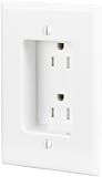 Eaton tr780 W 15-amp 3ワイヤー125-volt Tamper Resistant Recessed二重レセプタクル2極、ホワイト