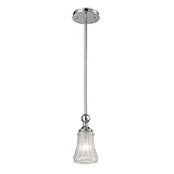 1-Light Pendant In Polished Chrome Finish [並行輸入品]
