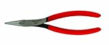 Xcelite 59NCG Forged Alloy Steel Electrician's Chain Nose Plier with Cushion Grip, Serrated, 8 Lengt