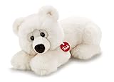 Trudy 32 cm Polar Bear Placido Lying Plush by Trudi