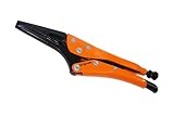 Grip-On GR12706 6-Inch Long Nose Locking Pliers in Orange Epoxy [並行輸入品]
