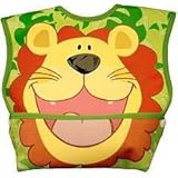 Dex Dura Bib Big Mouth,9-24 months,Green - Lion by Dex [並行輸入品]