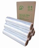 《まとめ買い６巻セット》ストレッチフィルム１８ミクロン 幅５００ｍｍ×長３００ｍ巻