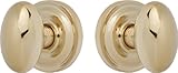 Rockwell IANHRH1410001 Premium Solid Brass Helmsley Privacy Knob, Brass Finish by Rockwell