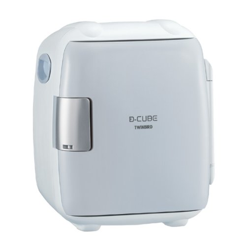 TWINBIRD 2電源式コンパクト電子保冷保温ボックス(容量5.5L) グレー HR-D206GY