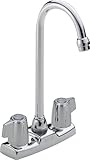 Delta 2171LF Classic Two Handle Blade Bar/Prep Faucet, Chrome [並行輸入品]